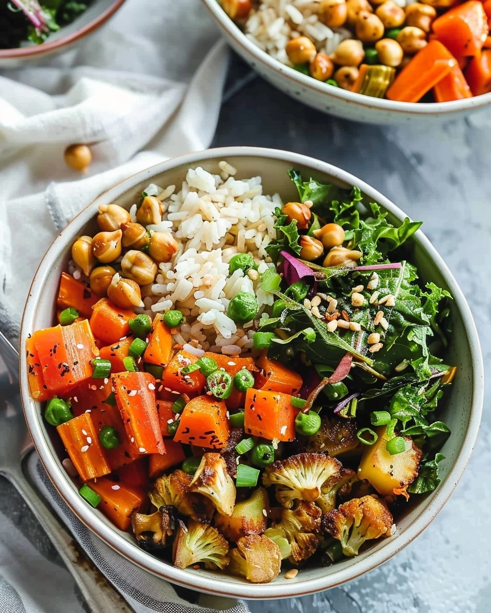 Fall Veggies & Rice Harvest Bowls