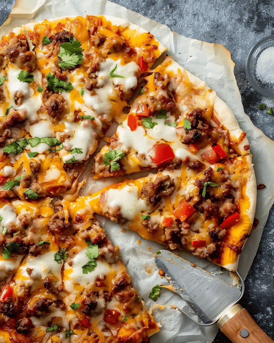 Mexican Fiestada Pizza