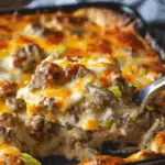Philly Cheesesteak Casserole