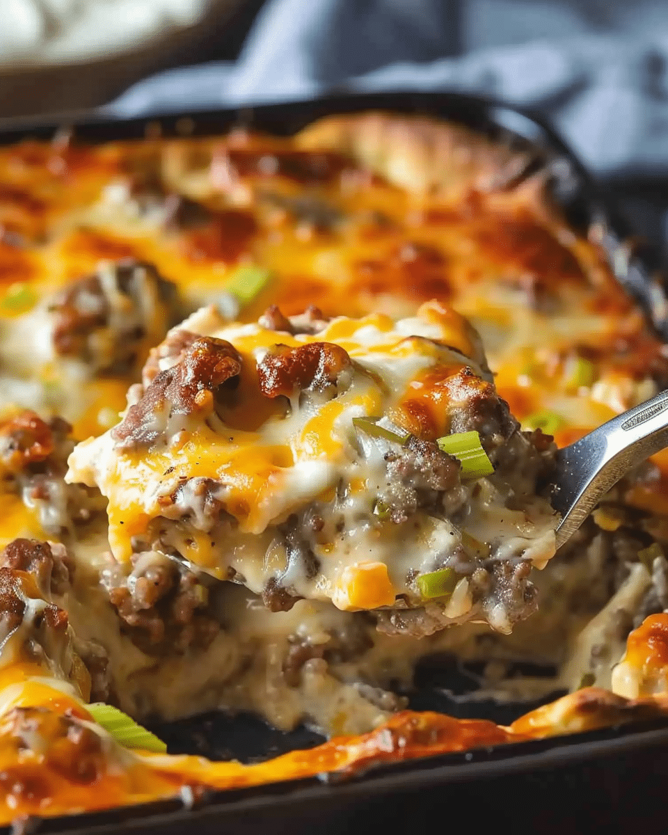 Philly Cheesesteak Casserole