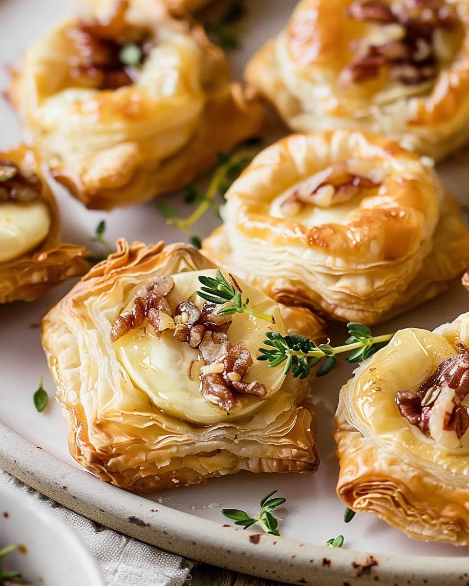 Puff Pastry Brie Bites