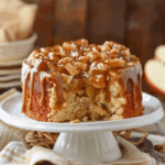 Caramel Apple Poke Cake