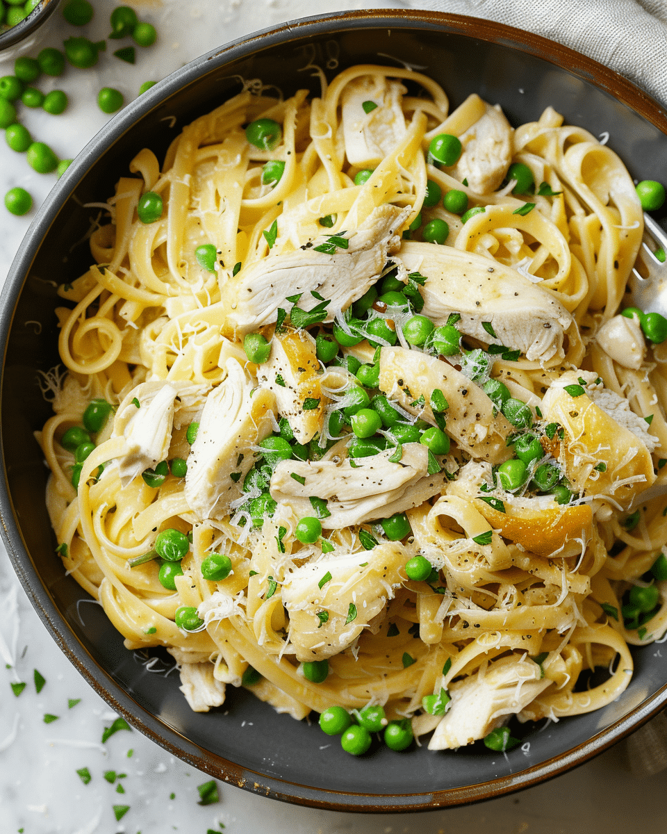 Chicken and Pea Pasta