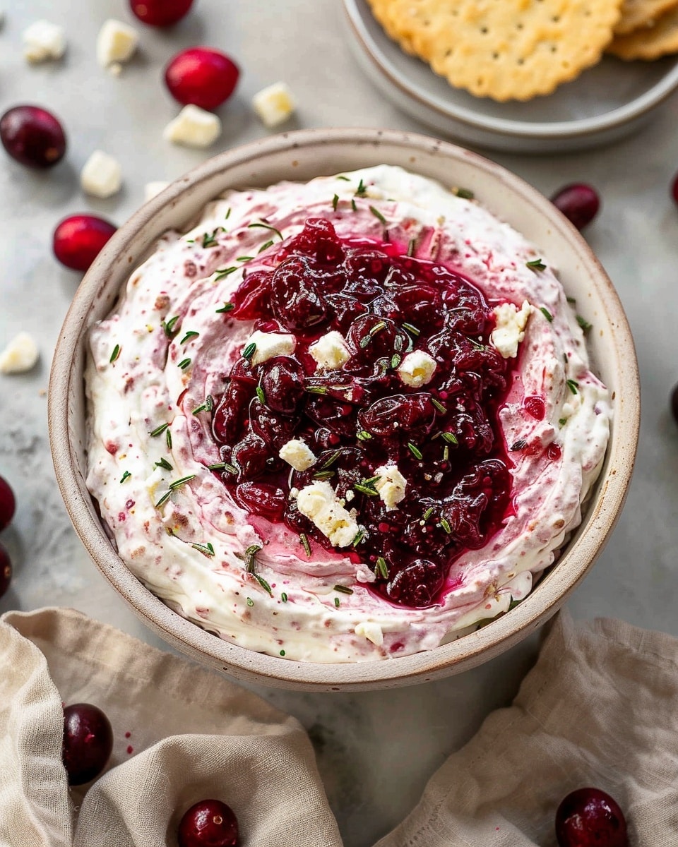 Cranberry Whipped Feta Dip