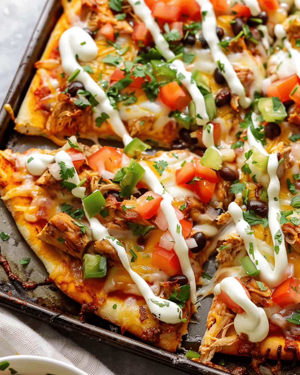 Chicken Taco Pizza