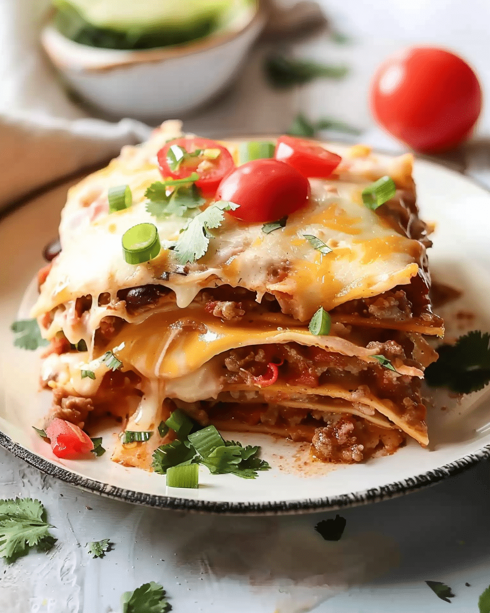 Easy Taco Lasagna
