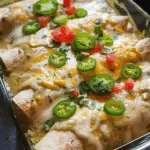 Jalapeño Cream Cheese Chicken Enchiladas