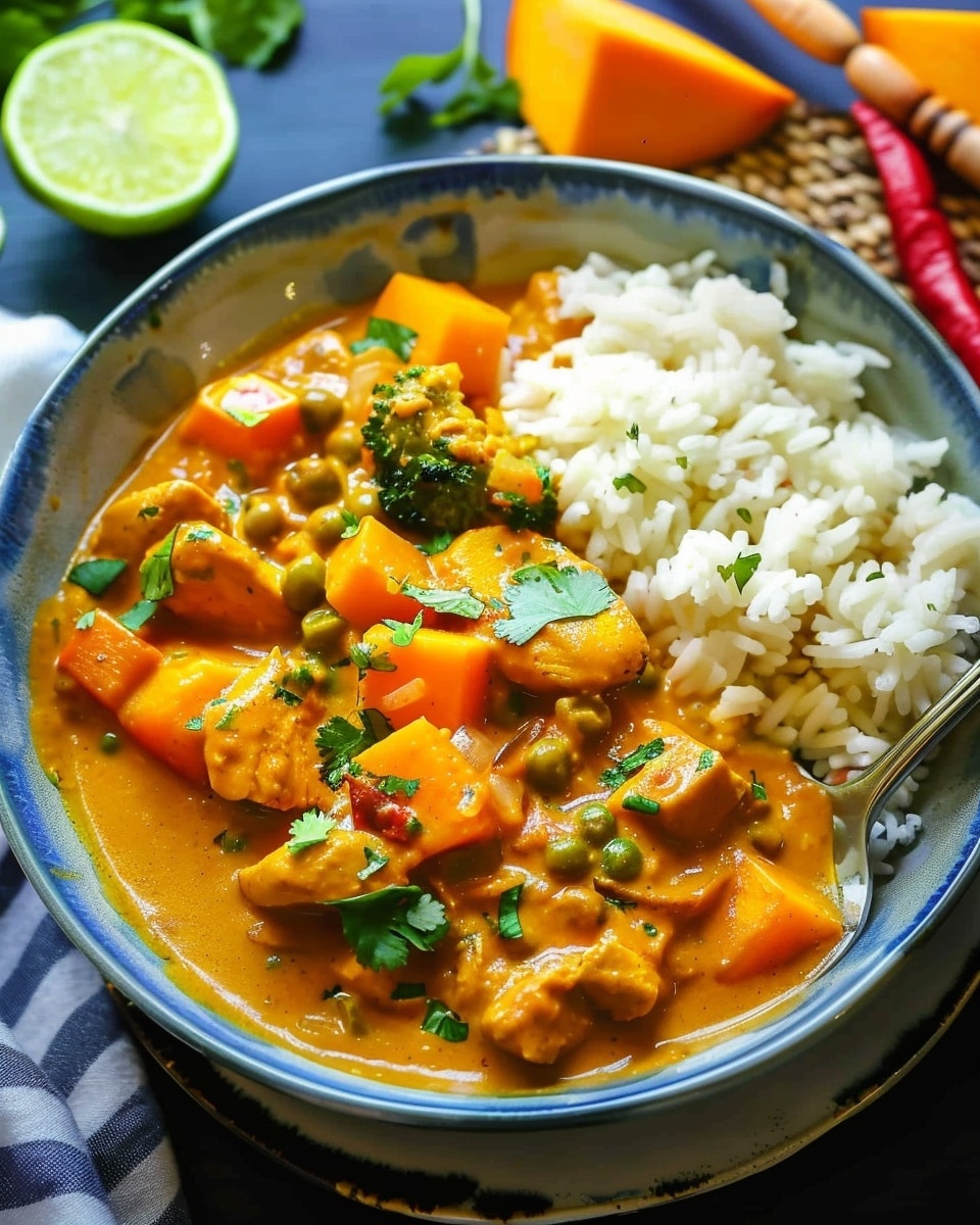 Pumpkin Curry With Chicken