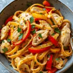Chicken and Bell Pepper Pasta