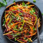 Rainbow Carrot Sesame Salad