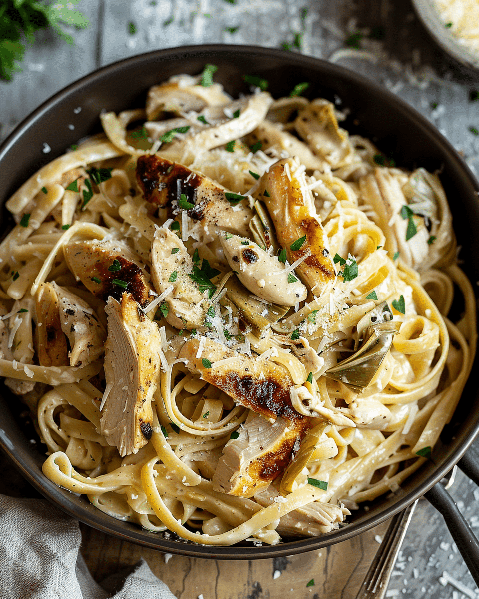 Chicken and Artichoke Pasta