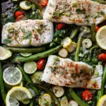 Sheet Pan Cod With Vegetables