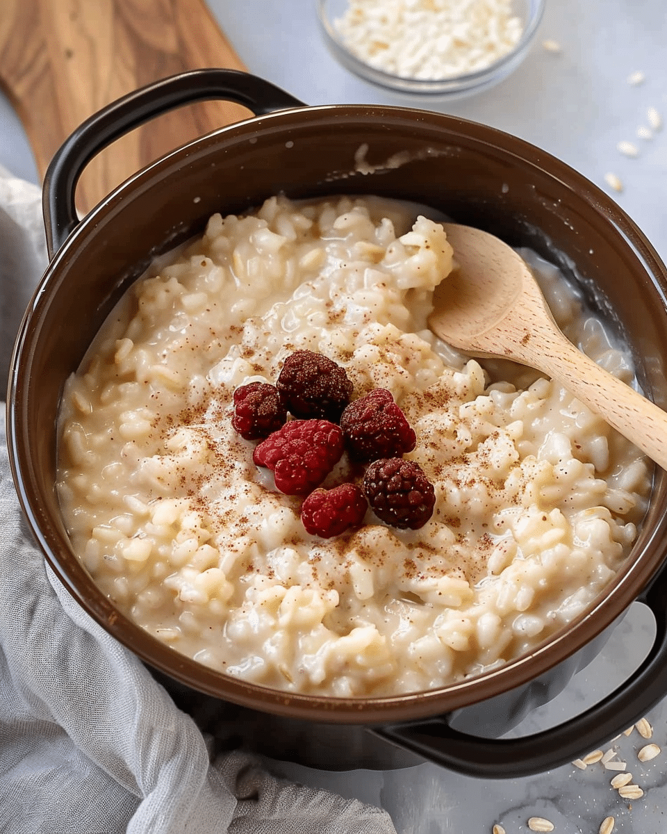 Slow Cooker Rice Pudding