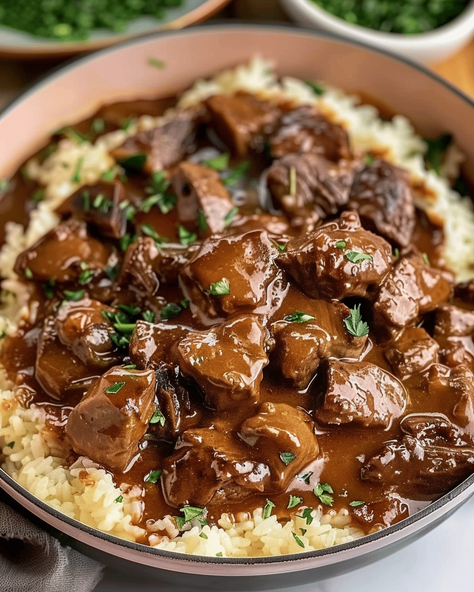 Beef Tips & Gravy