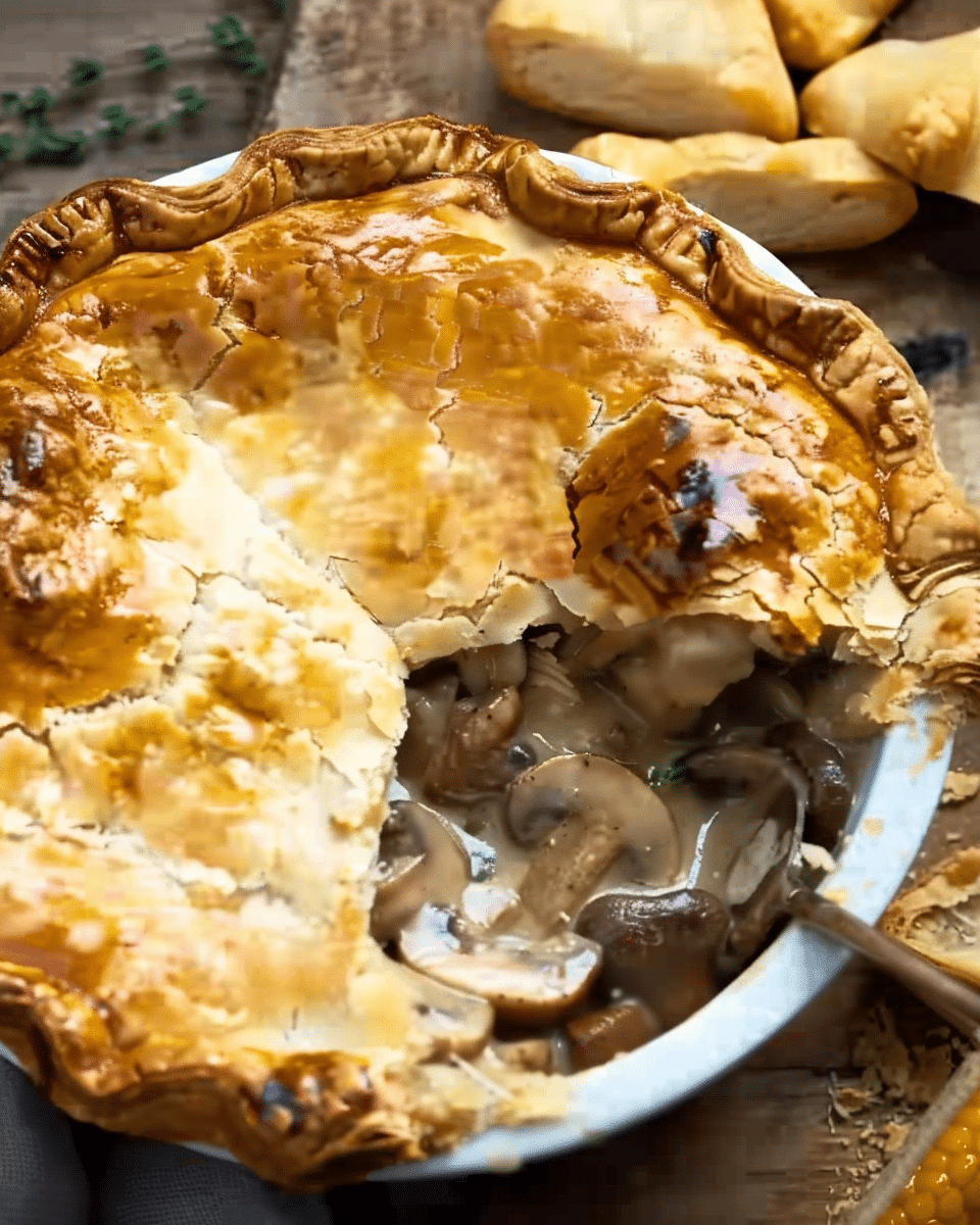 Chicken and Mushroom Pie