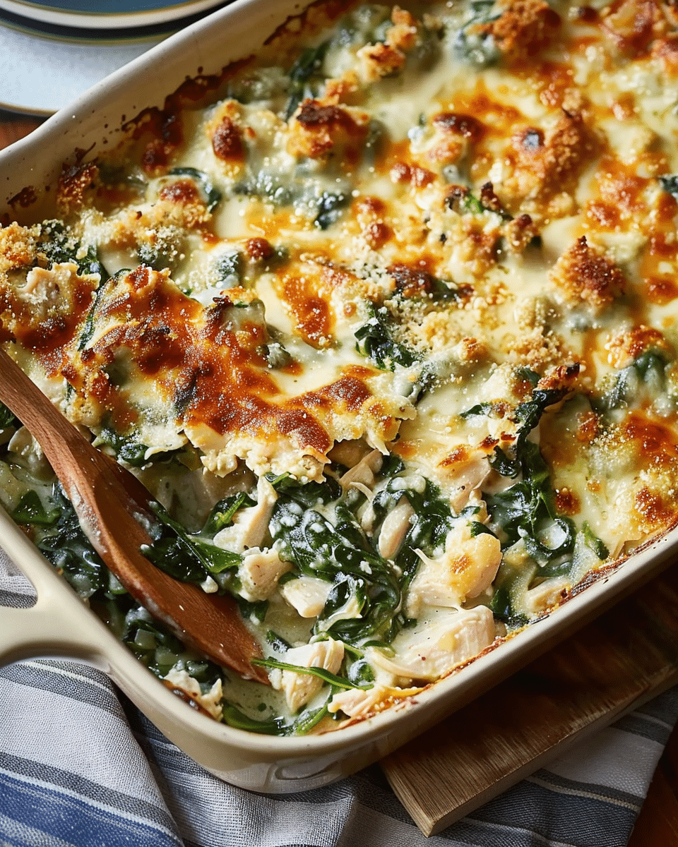 Chicken and Spinach Casserole