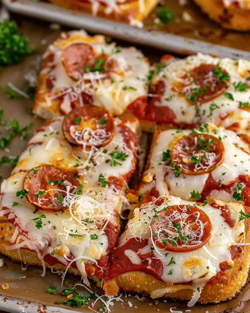 Texas Toast Pizza