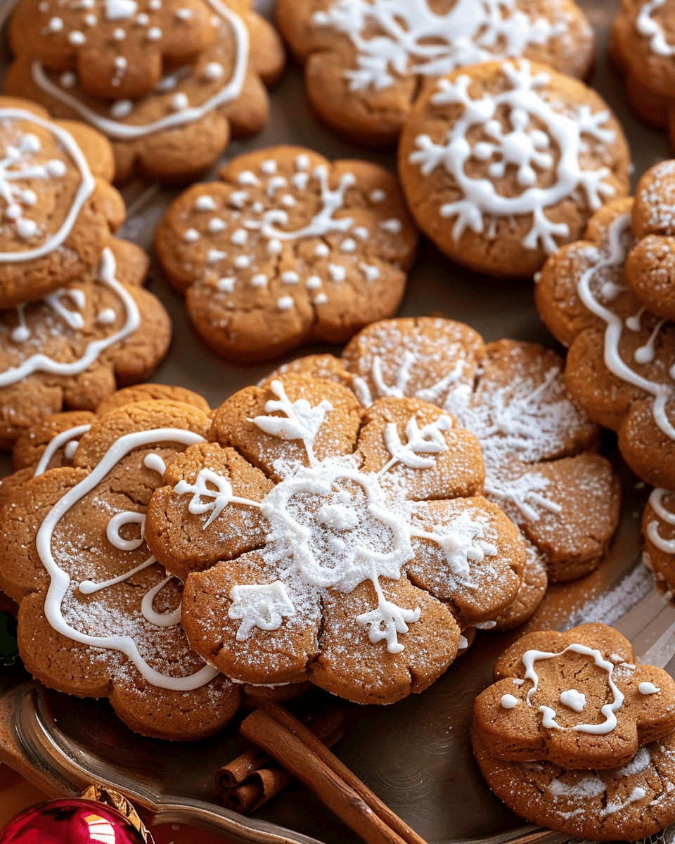 Gingerbread Cheesecake Cookies