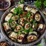 Georgian Eggplant Rolls with Walnuts