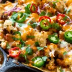 Cheesy Cauliflower Nachos