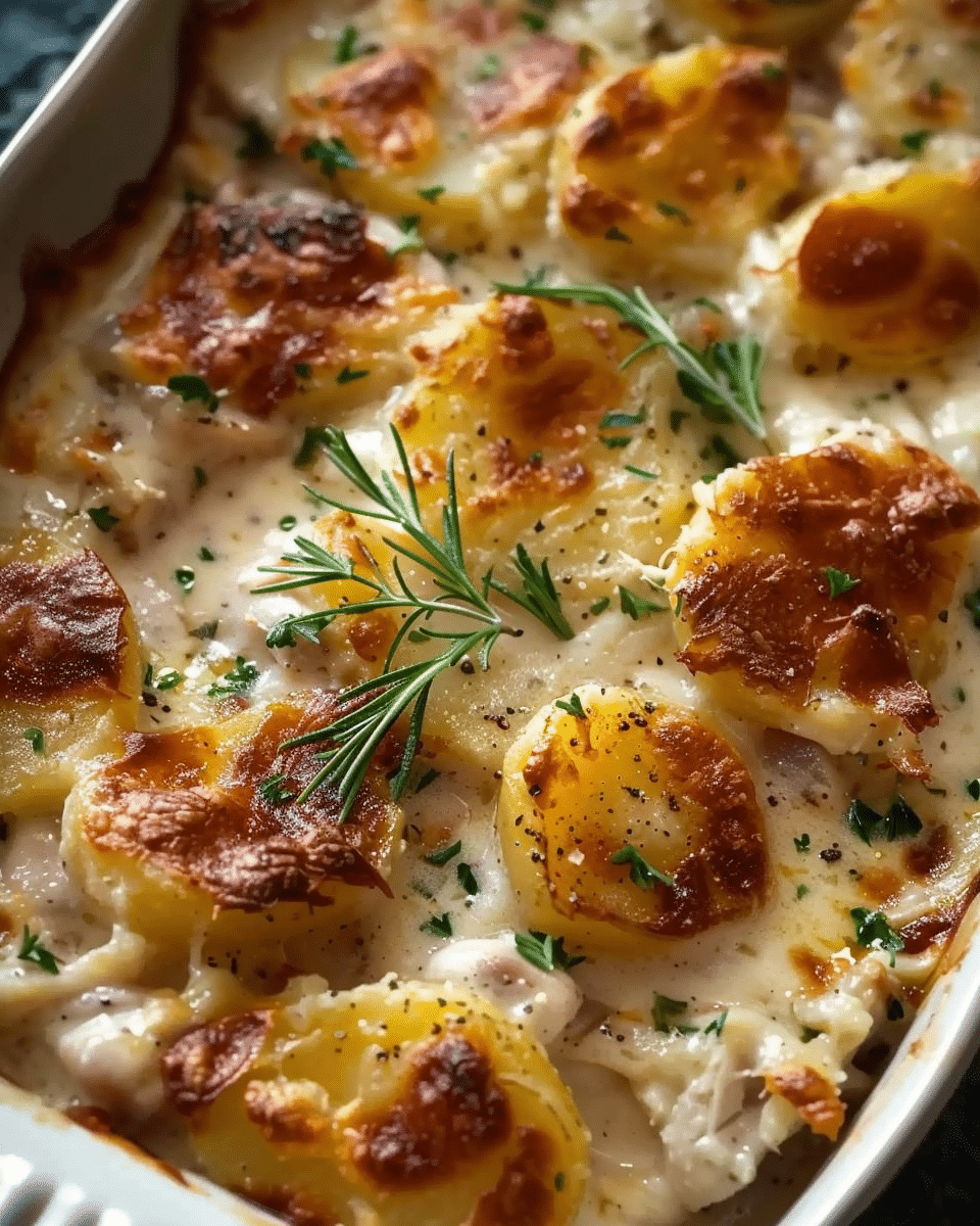 Creamy Chicken & Potato Bake