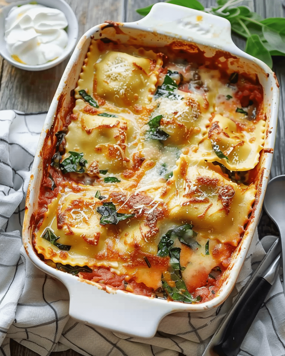 Ravioli Bake