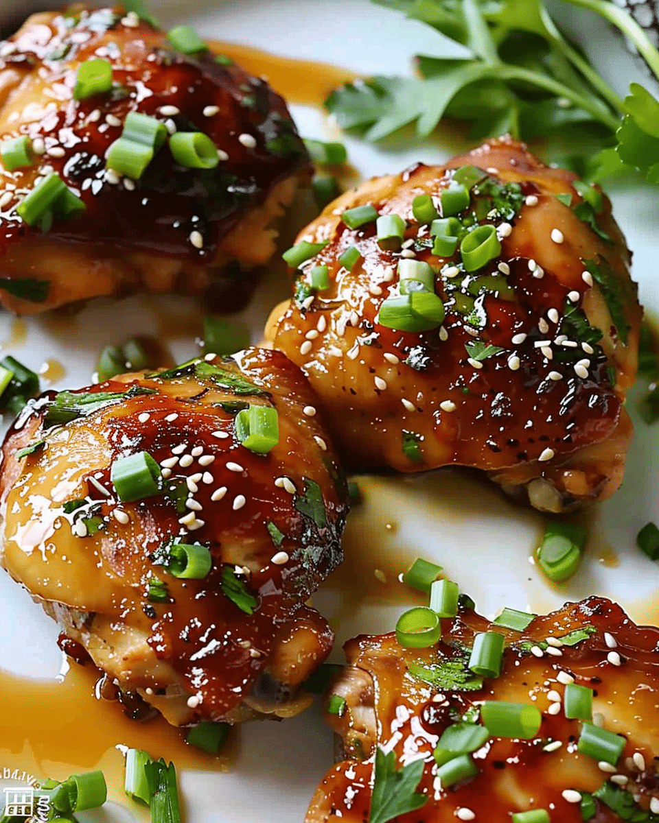 Easy Baked Teriyaki Chicken Thighs