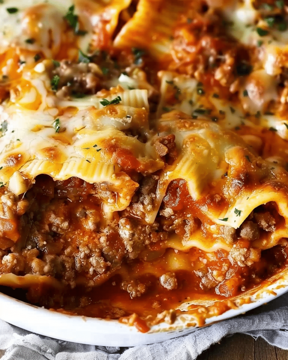 Lasagna Stuffed Shells