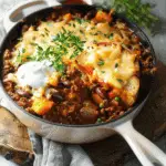 Cheesy Toast-Topped Chilli con Carne