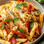 Chicken and Roasted Red Pepper Pasta