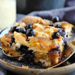 Baked Blueberry Cream Cheese French Toast