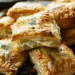 Feta Cheese Puff Pastries With Leeks And Dill