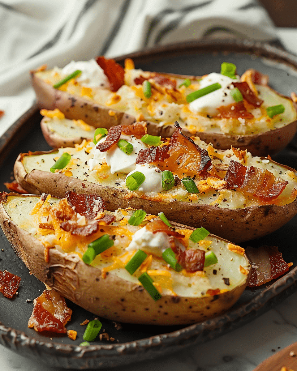 Loaded Baked Potato Wedges