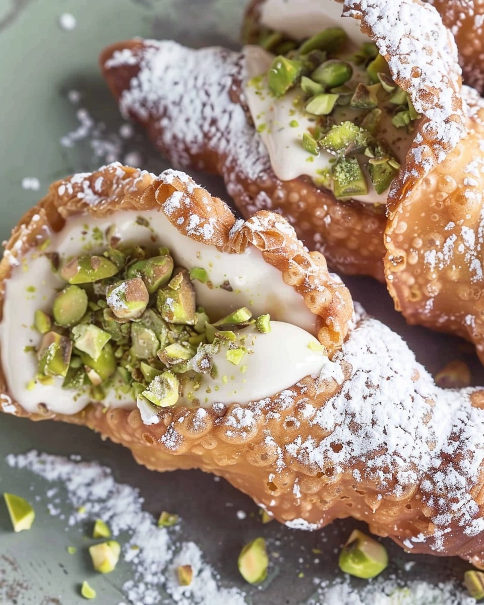 Pistachio Cannoli