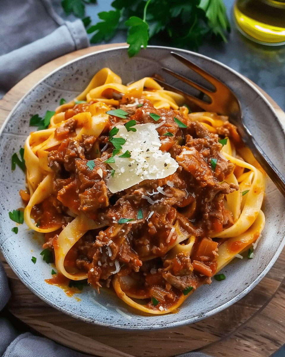 Slow Cooker Lamb Ragu