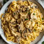 Chicken and Mushroom Stroganoff Pasta