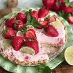 Strawberry Margarita Icebox Pie