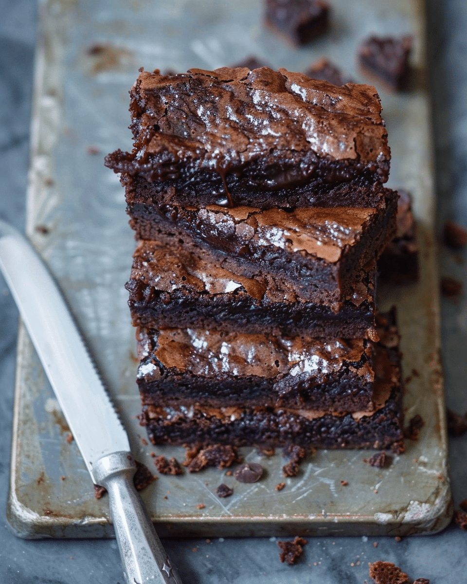 Miso Caramel Soy Sauce Brownies