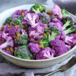 Purple Cauliflower & Broccoli Raisin Salad