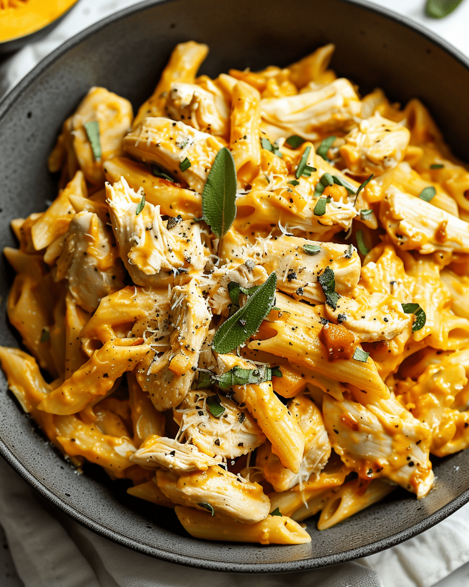 Chicken and Pumpkin Pasta