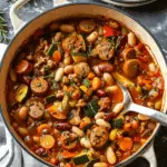 Sausage Vegetable Bean Casserole