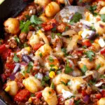 Taco Gnocchi Skillet