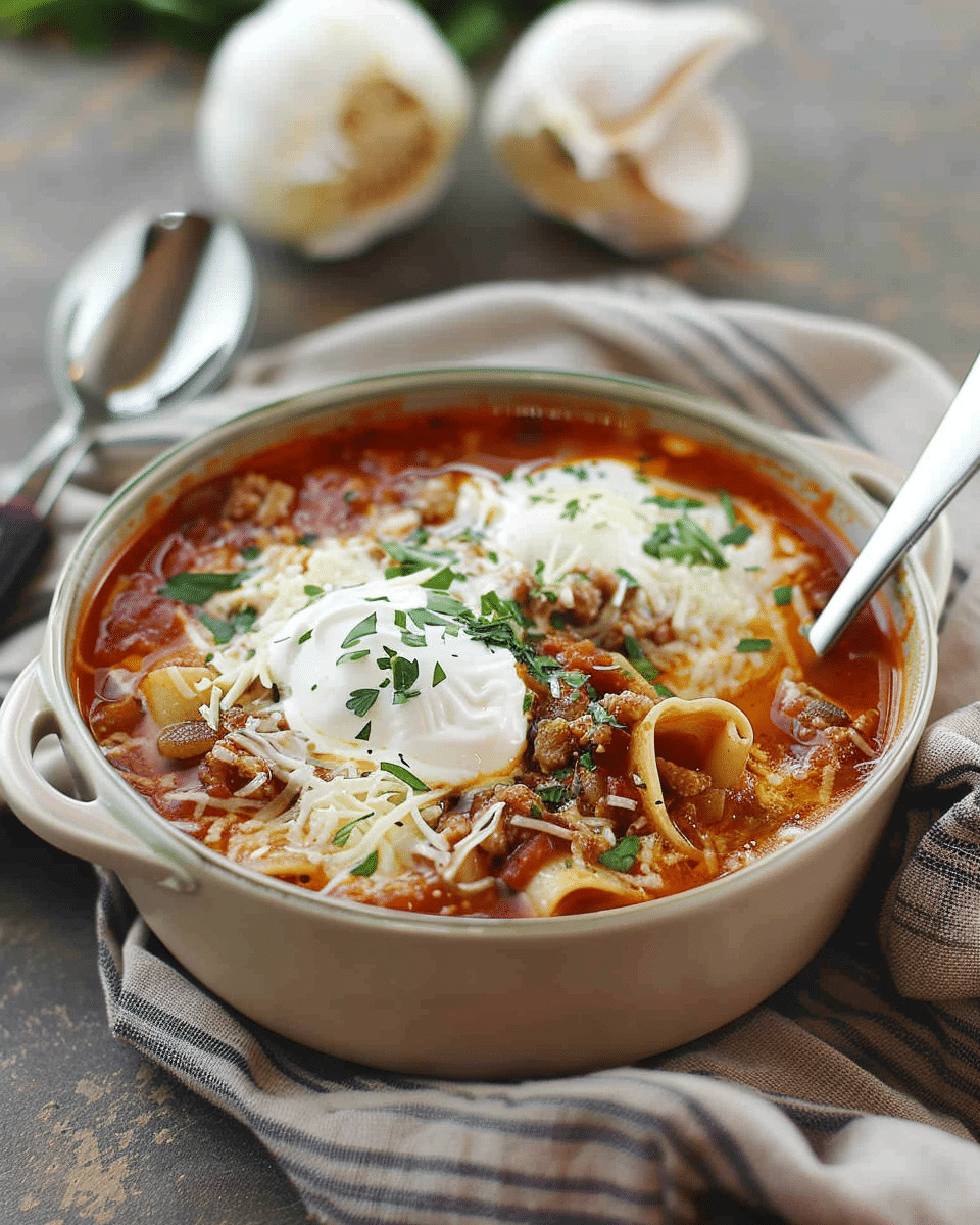 Lasagna Soup