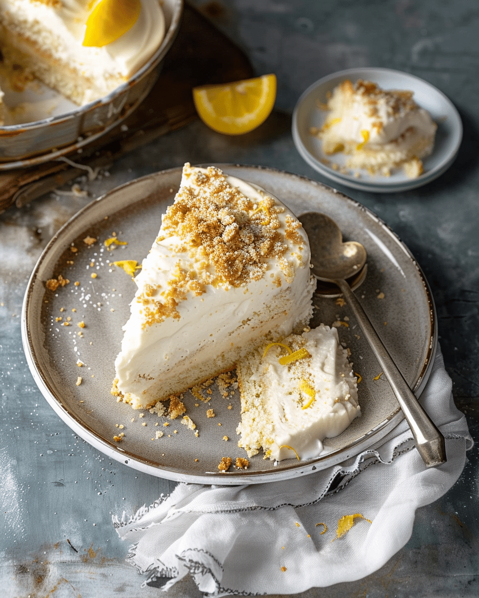 Lemon Tiramisu Cake