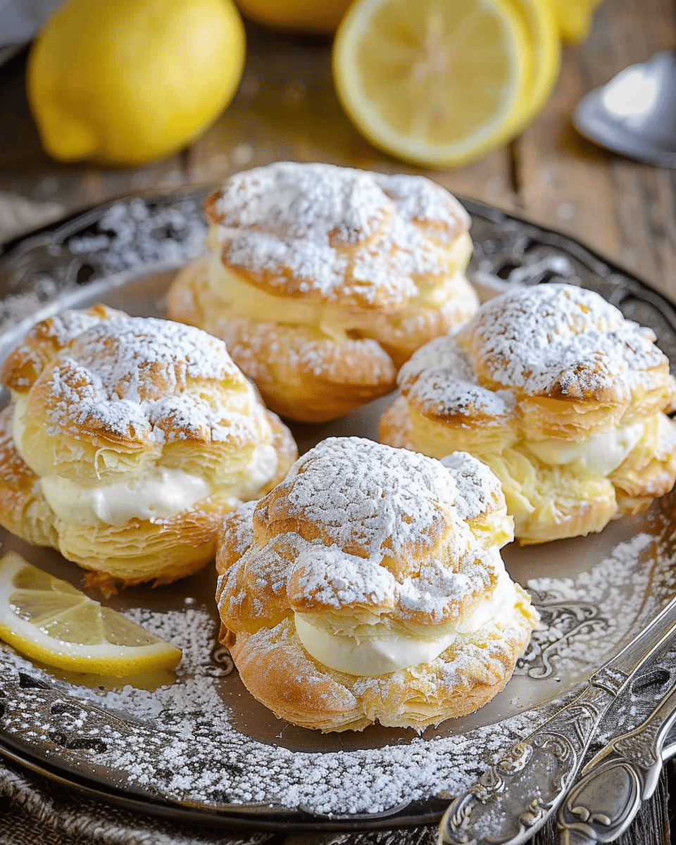Lemon Cream Puffs