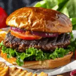 Easy Grilled Cola Burgers