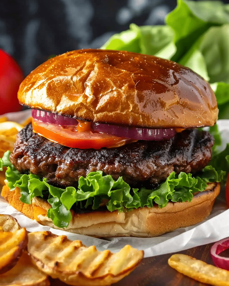 Easy Grilled Cola Burgers