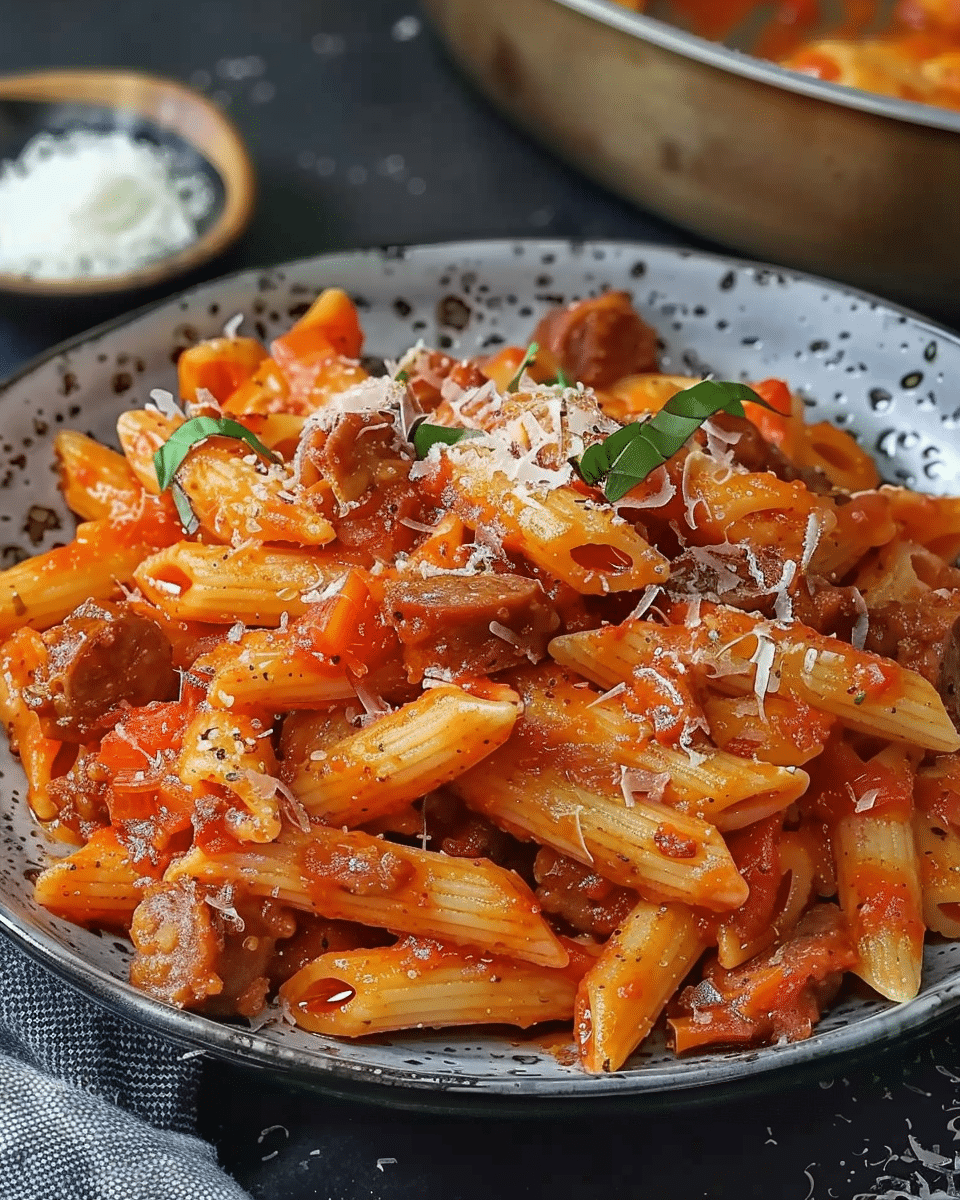 Easy Spicy Sausage Penne