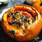 Instant Pot Stuffed Pumpkin