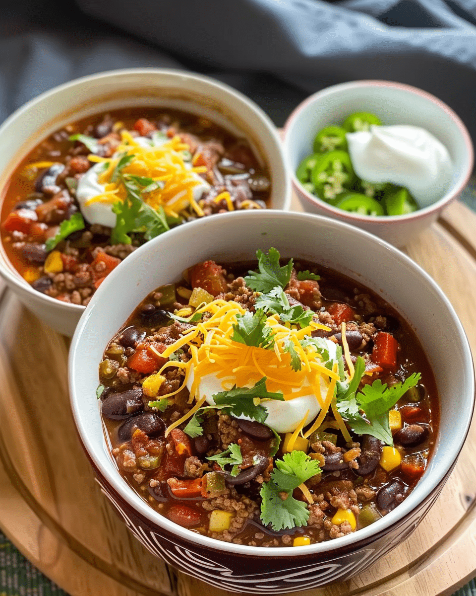 One Pot Mexican Chili